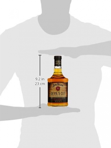 Jim Beam Devil's Cut Kentucky Straight Bourbon Whiskey, robuster Geschmack mit intensiven Eichen- und Vanillenoten, 45% Vol, 1 x 0,7l - 5