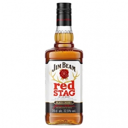 Jim Beam Red Stag Black Cherry - Bourbon Whiskey mit Schwarzkirsch-Likör, mit weichem und rundem Geschmack, 32.5% Vol, 1 x 0,7l - 1