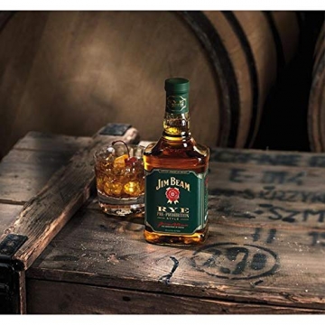 Jim Beam Rye Whiskey, würziger Geschmack mit kräftigem Roggenaroma, 40% Vol, 1 x 0,7l - 5