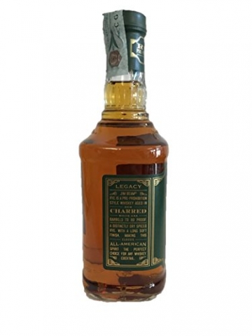 Jim Beam Rye Whiskey, würziger Geschmack mit kräftigem Roggenaroma, 40% Vol, 1 x 0,7l - 6