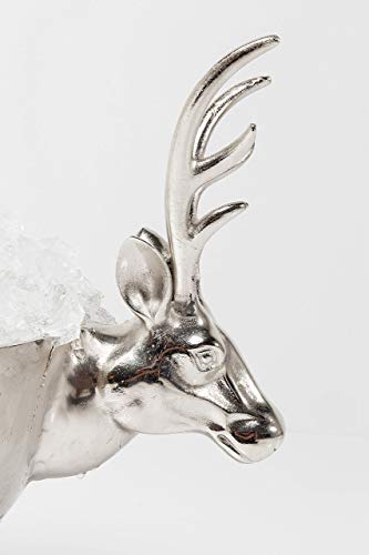 Kare Design Weinkühler Oh Deer, großer Kühler für Wein und Champagner, Designer Weinkühler, Flaschenkühler im Hirsch Design, (H/B/T) 54x69x49cm - 5