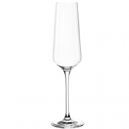 Leonardo Puccini Sekt-Gläser, 6er Set, spülmaschinenfeste Prosecco-Gläser, Sekt-Kelch mit gezogenem Stiel, Champagner-Gläser Set, 280 ml, 069550 - 1
