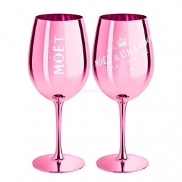 Moet & Chandon Champagne Champagner Glas Gläser Set - 2er Set Rose - 1