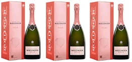 3x 1,5l - Bollinger - Rosé - Magnum im Etui - Champagne A.O.P. - Frankreich - Rosé-Champagner trocken - 1