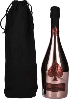 Armand de Brignac Champagne Rosé Brut 12,5% Vol. 0,75l in Velvet Bag - 1