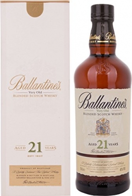 Ballantine's 21 Years Old VERY OLD Blended Scotch Whisky 40%, Volume 0.7 l in Geschenkbox - 1