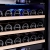 BODEGA43-66 Weinkühlschrank Freistehend - Weinkühlschrank 2 Zonen, 195 Liter, 66 Flaschen, 7 Regaleinschübe, Vollglastür mit UV-Filter, Geräuscharm (41 dB) und sehr vibrationsarm - 4