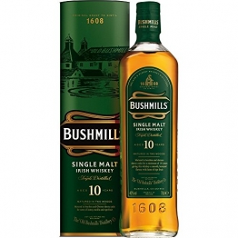 Bushmills Single Malt Whiskey. 10Jahre, 40% 0,7L - 1