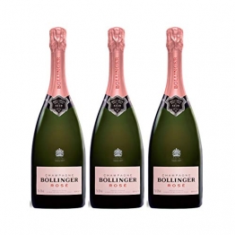 Champagne Brut Rosé - Bollinger - Rebsorte Chardonnay, Pinot Meunier, Pinot Noir - 3x75cl - 1