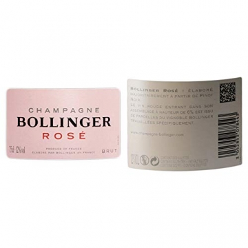 Champagne Brut Rosé - Bollinger - Rebsorte Chardonnay, Pinot Meunier, Pinot Noir - 6x75cl - 2