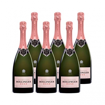 Champagne Brut Rosé - Bollinger - Rebsorte Chardonnay, Pinot Meunier, Pinot Noir - 6x75cl - 1