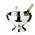 EDZARD Sektkühler Cadiz (Ø 32 cm, M) aus Edelstahl - Flaschenkühler, Champagner Kühler doppelwandig - Getränkekühler für 3 Flaschen - Schale für Wein, Sekt & Eiswürfel - Weinkühler - 2