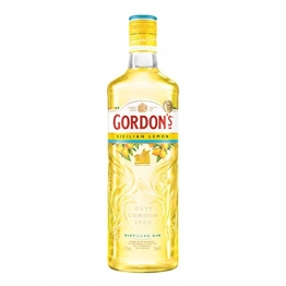 Gordon's Sicilian Lemon Gin | Destillierter Bestseller | mit Zitrusgeschmack | Hervorragend aromatisiert | handgefertigt auf englischem Boden | 37,5% vol | 700 ml Einzelflasche | - 1