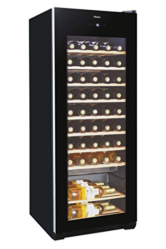 Haier WS50GA Weinkühlschrank / 127 cm Höhe/LED Display zur Temperatureinstellung, Temperaturalarm, Schwarz - 3