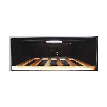 Haier WS50GA Weinkühlschrank / 127 cm Höhe/LED Display zur Temperatureinstellung, Temperaturalarm, Schwarz - 8