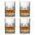 Joeyan Whisky Gläser 4er Set - 300ml Rumgläserset - Whiskybecher für Schottisch, Bourbon, Rum, Cocktails - 1