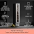 Klarstein Vinovilla - Weinkühlschrank, Getränkekühlschrank, Tür mit Schloss und 2 Schlüsseln, LED-Innenbeleuchtung, Volumen 20 Liter, Silber - 2