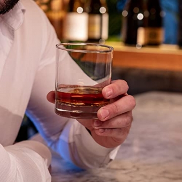 KROSNO Whisky-Gläser Tumbler | Set von 6 | 300 ML | Blended Kollektion | Perfekt für Zuhause, Restaurants und Partys | Spülmaschinenfest - 3