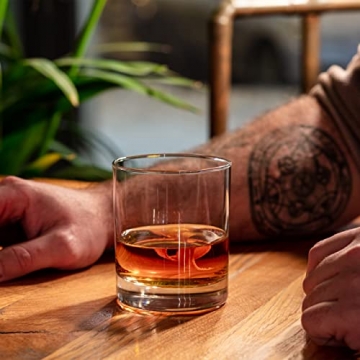 KROSNO Whisky-Gläser Tumbler | Set von 6 | 300 ML | Blended Kollektion | Perfekt für Zuhause, Restaurants und Partys | Spülmaschinenfest - 5