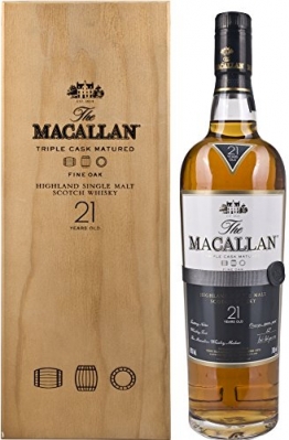 Macallan Fine Oak 21 Years Old in Holzkiste 43% Vol. 0,7 l - 1