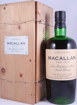 Macallan The 1874 Replica Pure Highland Single Malt Scotch Whisky 1st Edition 45,0% Vol. - seltene alte Abfüllung aus der limitierten Replica Serie von Macallan für Remy Deutschland - 1