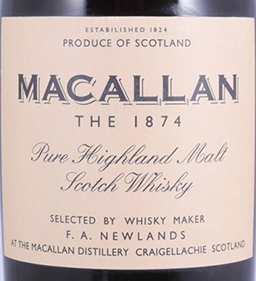 Macallan The 1874 Replica Pure Highland Single Malt Scotch Whisky 1st Edition 45,0% Vol. - seltene alte Abfüllung aus der limitierten Replica Serie von Macallan für Remy Deutschland - 5