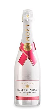 Moët & Chandon Ice Impérial Rosé Champagne Geschenkset 12% 0,75l mit 2x Moët Ice Champagner Gläser Pink & künstlerischer Deko - 3
