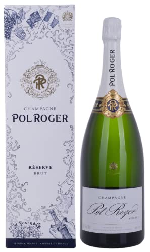 Pol Roger Champagne Réserve Brut 12,5% Vol. 1,5l in Geschenkbox - 