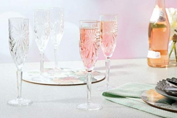 RCR 26327020006 Oasis Crystal Champagne Flöten/Prosecco Gläser, Set von 6, spülmaschinenfest, perfekt für Geburtstage, Neue Hausbesitzer, Events & Anlässe, Kristall, Champagnergläser - 2