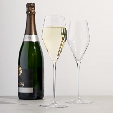 Spiegelau & Nachtmann, 2-teiliges Champagnerglas-Set, Kristallglas, 250 ml, Definition, 1350169 - 5