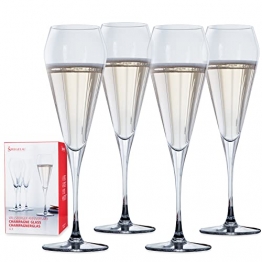 Spiegelau & Nachtmann, 4-teiliges Champagnerglas-Set, Kristallglas, 240 ml, Willsberger Anniversary, 1416175 - 1