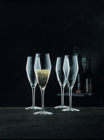 Spiegelau & Nachtmann, 4-teiliges Champagnerglas-Set, Kristallglas, 280 ml, ViNova, 0098075-0 - 3