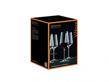 Spiegelau & Nachtmann, 4-teiliges Champagnerglas-Set, Kristallglas, 280 ml, ViNova, 0098075-0 - 4