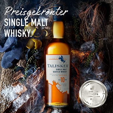 Talisker 10 Years Old Single Malt Whisky 45,8% Vol. 0,7 l + GB - 5
