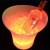 ECOJAS LED Eiskübel Farbwechsel Kühler Eimer RGB Champagner Kühler Runde Flaschenkühler Glühende Weinkühler Eisbehälter Bar Getränkekühler Bier Eimer Sektkühler LED Für KTV,Party,Hause(5 L) (5L) - 2