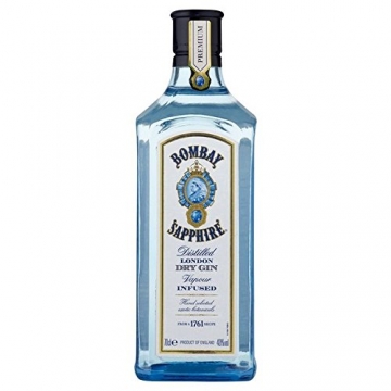 Bombay Sapphire Gin 40%, 2 x 0,7l Flasche - 