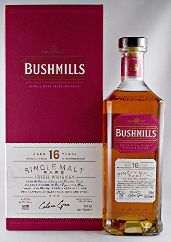 Bushmills 16 Jahre irischer Single Malt Whiskey + 1 Glasportionierer - 3