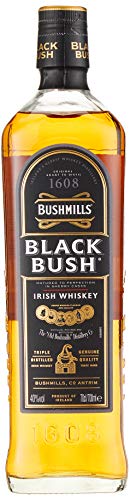 Bushmills BLACK BUSH Irish Whiskey mit Geschenkverpackung mit 2 Gläsern (1 x 0.7 l) - 2