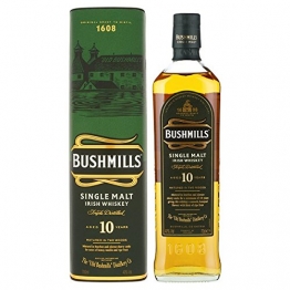 Bushmills Malt Single Malt Irish Whiskey im Alter von 10 Jahren 700ml Pack (70cl) - 1