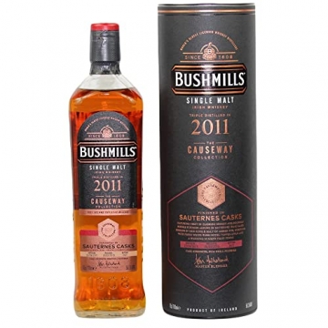 Bushmills THE CAUSEWAY COLLECTION Single Malt Irish Whisky Sauternes Casks 2011 56,3% Vol. 0,7l in Geschenkbox - 1