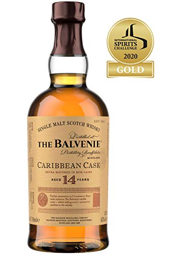 The Balvenie Caribbean Cask 14 Jahre Single Malt Scotch Whisky mit Geschenkverpackung, 70cl & Glenfiddich 15 Jahre Single Malt Scotch Whisky Solera mit Geschenkverpackung, 70cl - 3
