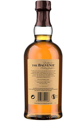 The Balvenie Caribbean Cask 14 Jahre Single Malt Scotch Whisky mit Geschenkverpackung, 70cl & Glenfiddich 15 Jahre Single Malt Scotch Whisky Solera mit Geschenkverpackung, 70cl - 4